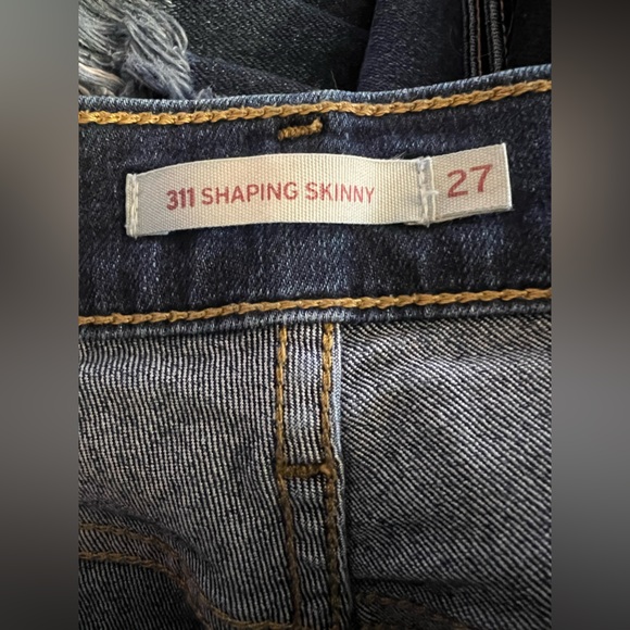 Levi's Women's Jeans Denim 311 Shaping Skinny Jeans Blue Size 27 - Picture 5 of 7
